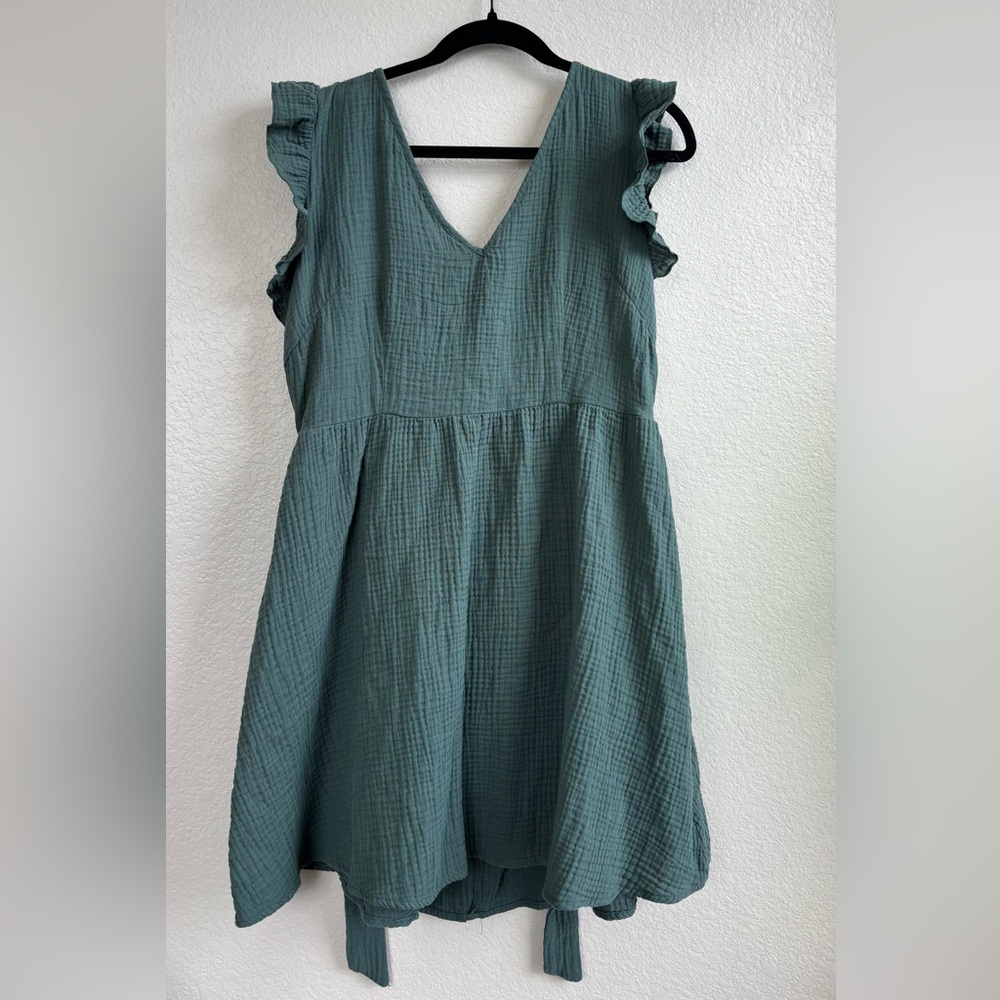 Cupshe Ruffled Green Women’s Dress